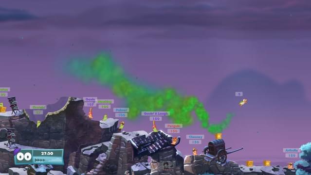 Worms W.M.D Gameplay Screenshot