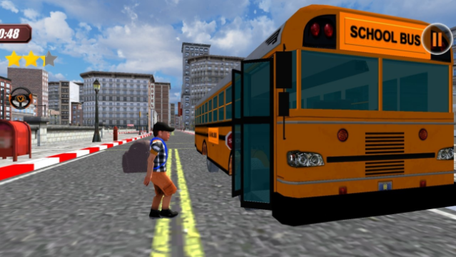 School Bus Driver Simulator Gameplay Screenshot