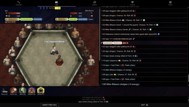 Turn Based Boxing: Tactics – Legends Edition PC Screenshot