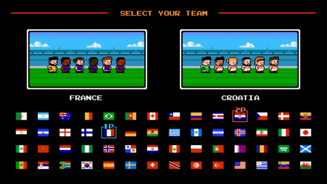 XP Soccer Gameplay Screenshot